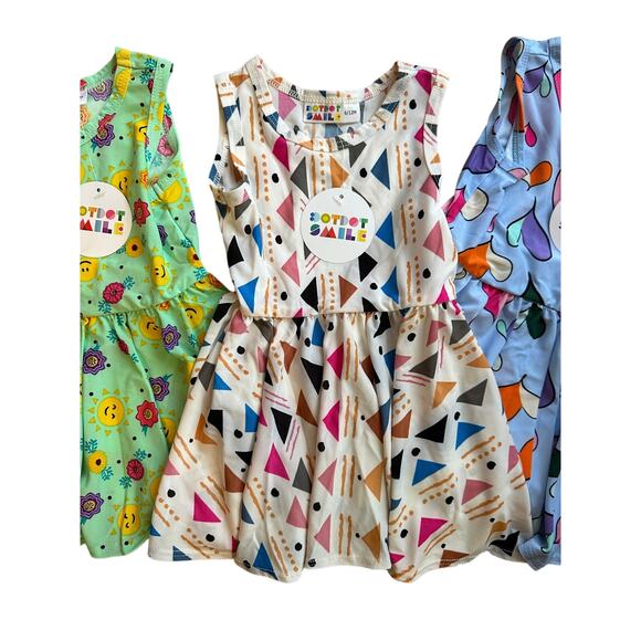 NWT Dot Dot Smile Sleeveless Tank Dress Bundle Size 6/12 Months - Picture 3 of 4